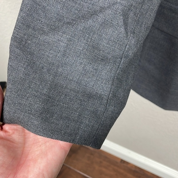 Untuckit Wrinkle Resistant Palazzo Sport Coat Blazer Gray Wool Sz 46R - Picture 5 of 15